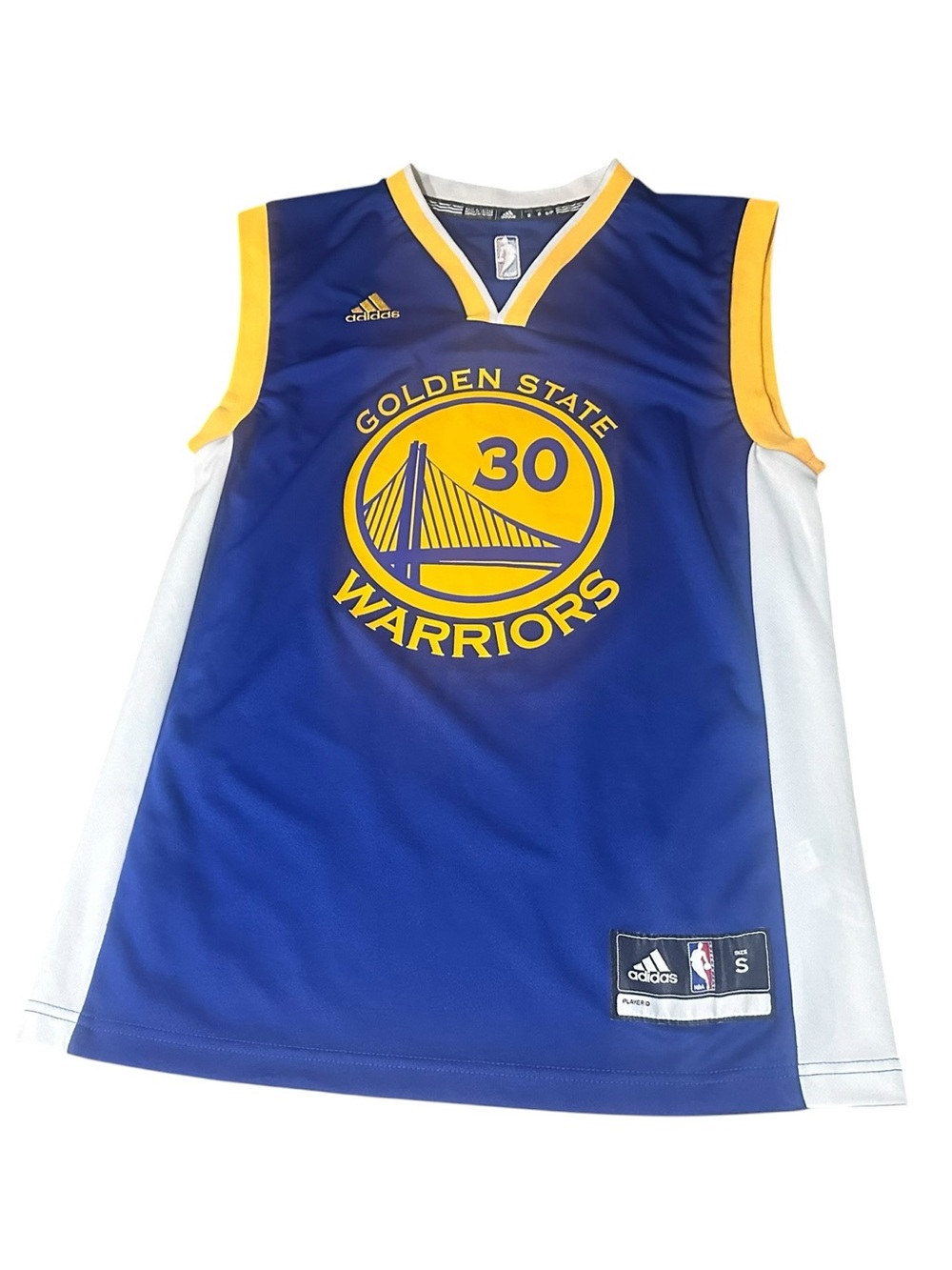Adidas Men Golden‎ State Warriors Stephen Curry Home Jersey Sz Small